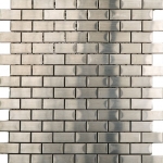 Mosaico Brick Acero